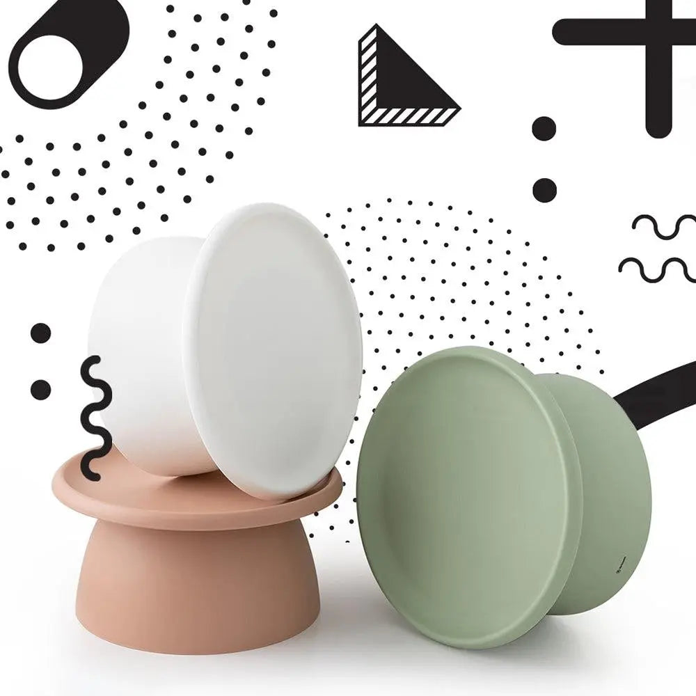 ArtissIn Coffee Table Mushroom Nordic Round Large Side Table 70CM Pink Deals499