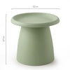 ArtissIn Coffee Table Mushroom Nordic Round Small Side Table 50CM Green Deals499