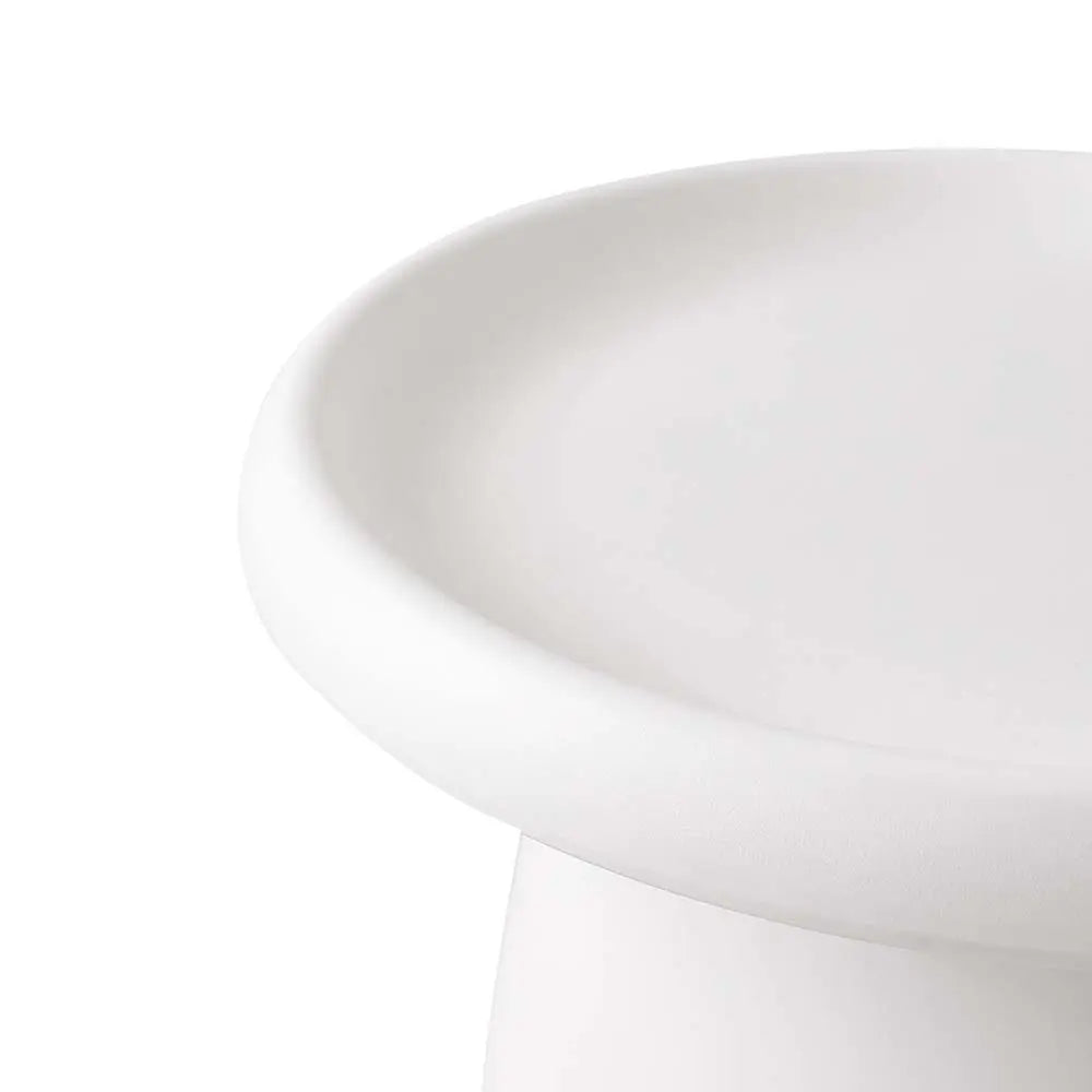 ArtissIn Coffee Table Mushroom Nordic Round Small Side Table 50CM White Deals499