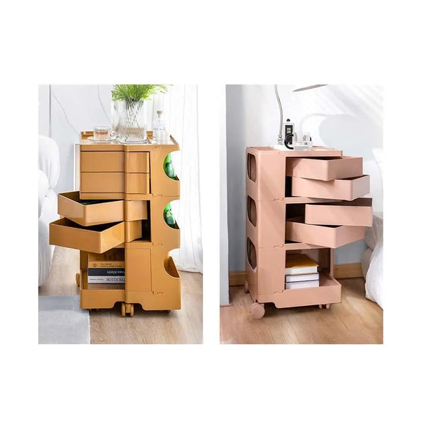 ArtissIn Replica Boby Trolley Storage Drawer Cart Shelf Mobile 5 Tier White Deals499