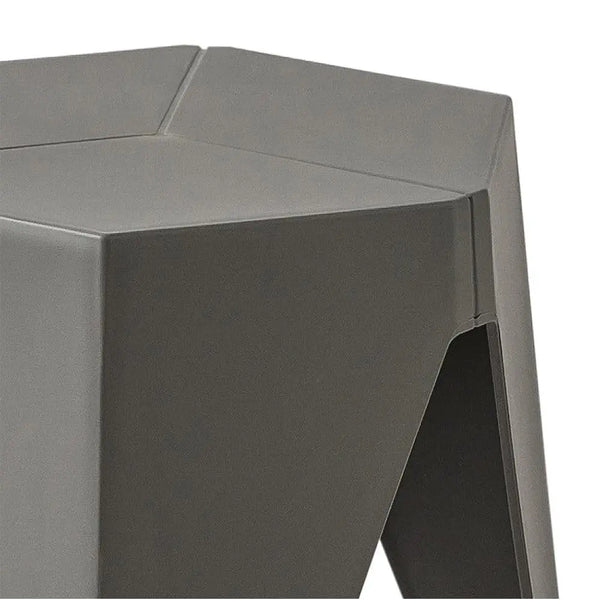 ArtissIn Set of 2 Puzzle Stool Plastic Stacking Stools Chair Outdoor Indoor Grey Deals499