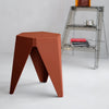 ArtissIn Set of 2 Puzzle Stool Plastic Stacking Stools Chair Outdoor Indoor Red Deals499