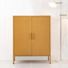 ArtissIn Sweetheart Metal Locker Storage Shelf Organizer Cabinet Buffet Sideboard Yellow Deals499
