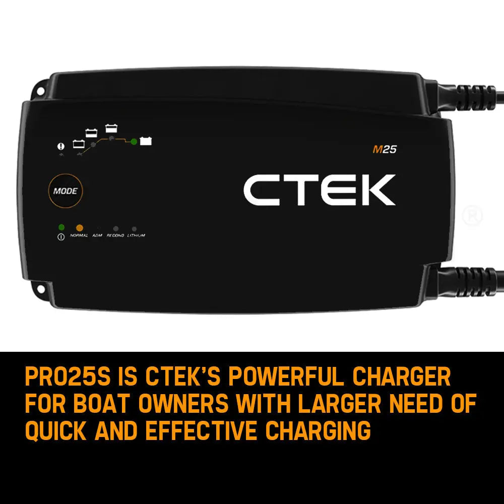 CTEK M25 Marine Boat Smart Battery Charger Lithium Mode AGM 12v CTEK-40-199 from Deals499 at Deals499
