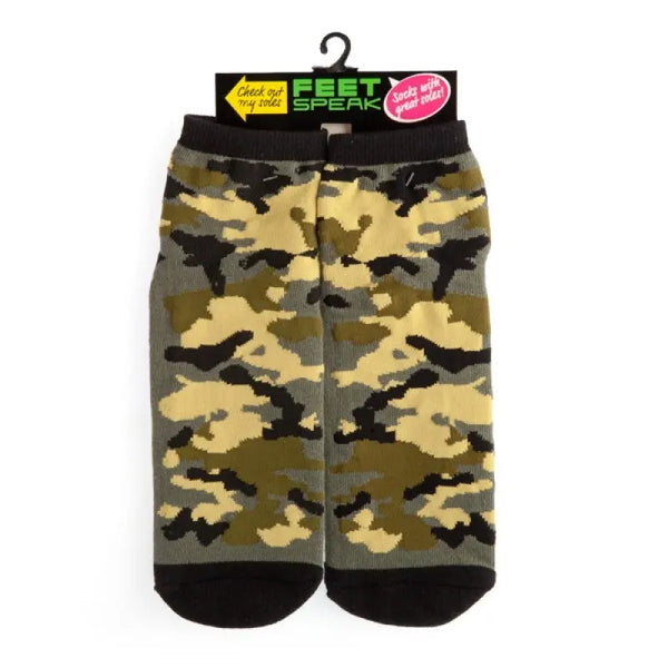 Camo Feet Speak Socks from Deals499 at Deals499
