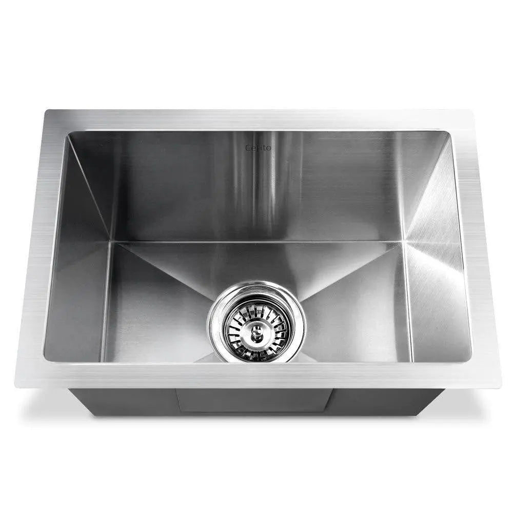 Cefito 30cm x 45cm Stainless Steel Kitchen Sink Under/Top/Flush Mount Silver Deals499