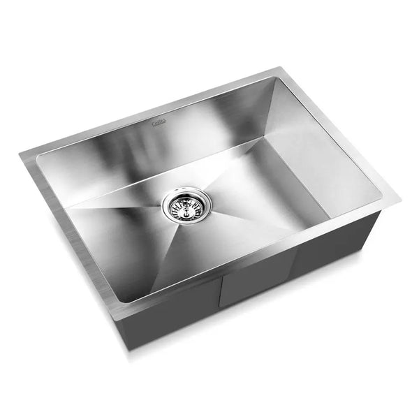 Cefito 60cm x 45cm Stainless Steel Kitchen Sink Under/Top/Flush Mount Silver Deals499