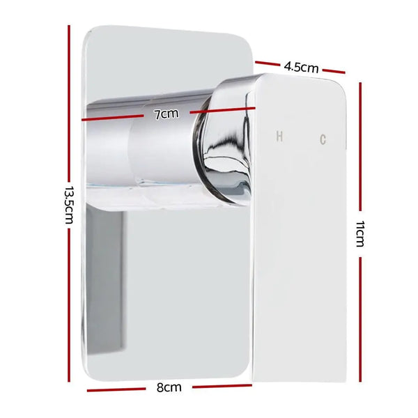 Cefito Bathroom Mixer Tap Faucet Rain Shower head Set Hot And Cold Diverter DIY Chrome Deals499