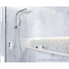 Cefito Bathroom Mixer Tap Faucet Rain Shower head Set Hot And Cold Diverter DIY Chrome Deals499