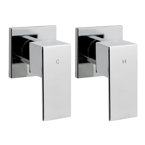 Cefito Bathroom Taps Faucet Rain Shower Head Set Hot And Cold Diverter DIY Chrome Deals499