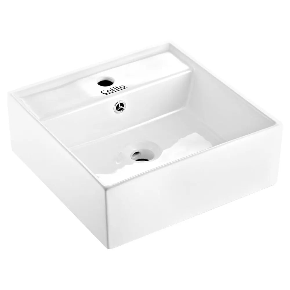 Cefito Ceramic Rectangle Sink Bowl - White Deals499