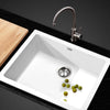 Cefito Stone Kitchen Sink 610X470MM Granite Under/Topmount Basin Bowl Laundry White Deals499