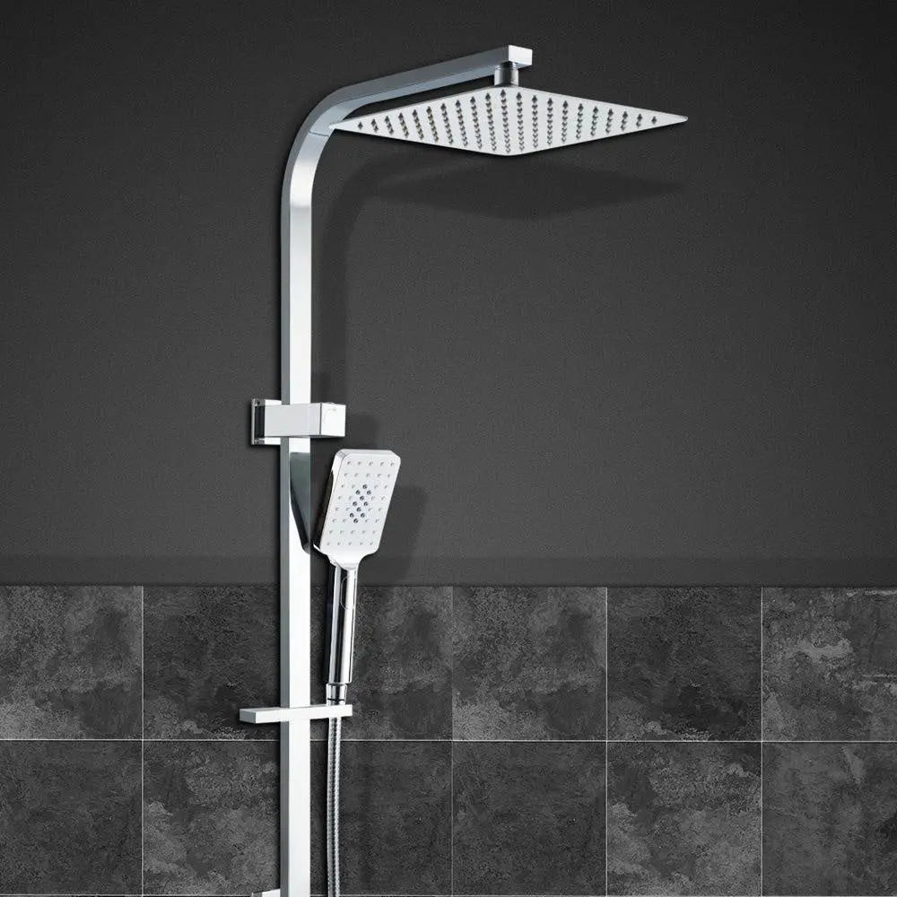 Cefito WELS 10'' Rain Shower Head Set Round Handheld High Pressure Wall Chrome Deals499