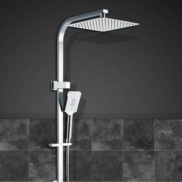 Cefito WELS 10'' Rain Shower Head Set Round Handheld High Pressure Wall Chrome Deals499