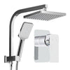 Cefito WELS 8'' Rain Shower Head Mixer Square Handheld High Pressure Wall Chrome Deals499