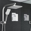 Cefito WELS 8'' Rain Shower Head Mixer Square Handheld High Pressure Wall Chrome Deals499