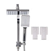 Cefito WELS 8'' Rain Shower Head Taps Square Handheld High Pressure Wall Chrome Deals499