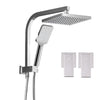 Cefito WELS 8'' Rain Shower Head Taps Square Handheld High Pressure Wall Chrome Deals499