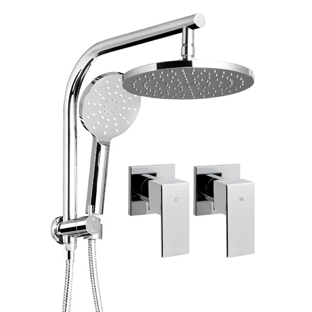 Cefito WELS 9'' Rain Shower Head Taps Round Handheld High Pressure Wall Chrome Deals499