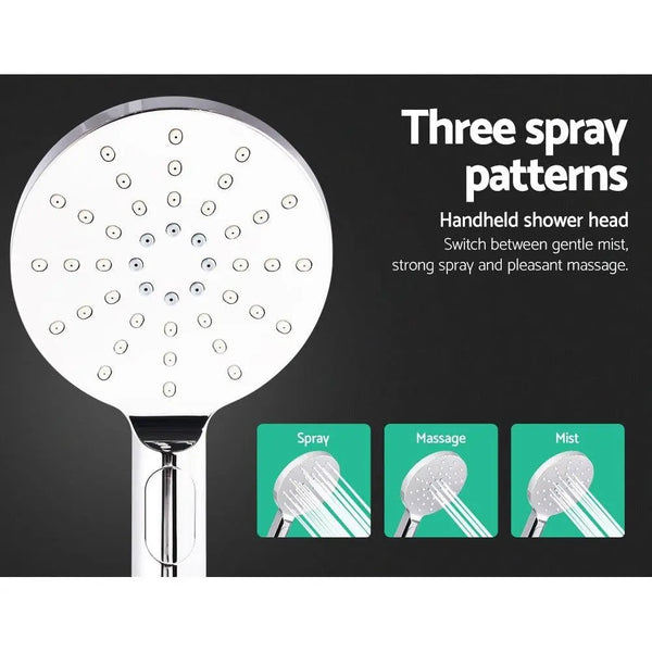 Cefito WELS 9'' Rain Shower Head Taps Round Handheld High Pressure Wall Chrome Deals499