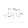 Cefito WELS Bathroom Tap Wall Square Black Basin Mixer Taps Vanity Brass Faucet Deals499