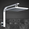 Cefito WElS 8'' Rain Shower Head Set Square High Pressure Wall Arm DIY Chrome Deals499