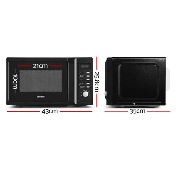 Comfee 20L Microwave Oven 700W Countertop Kitchen Cooker Black Deals499