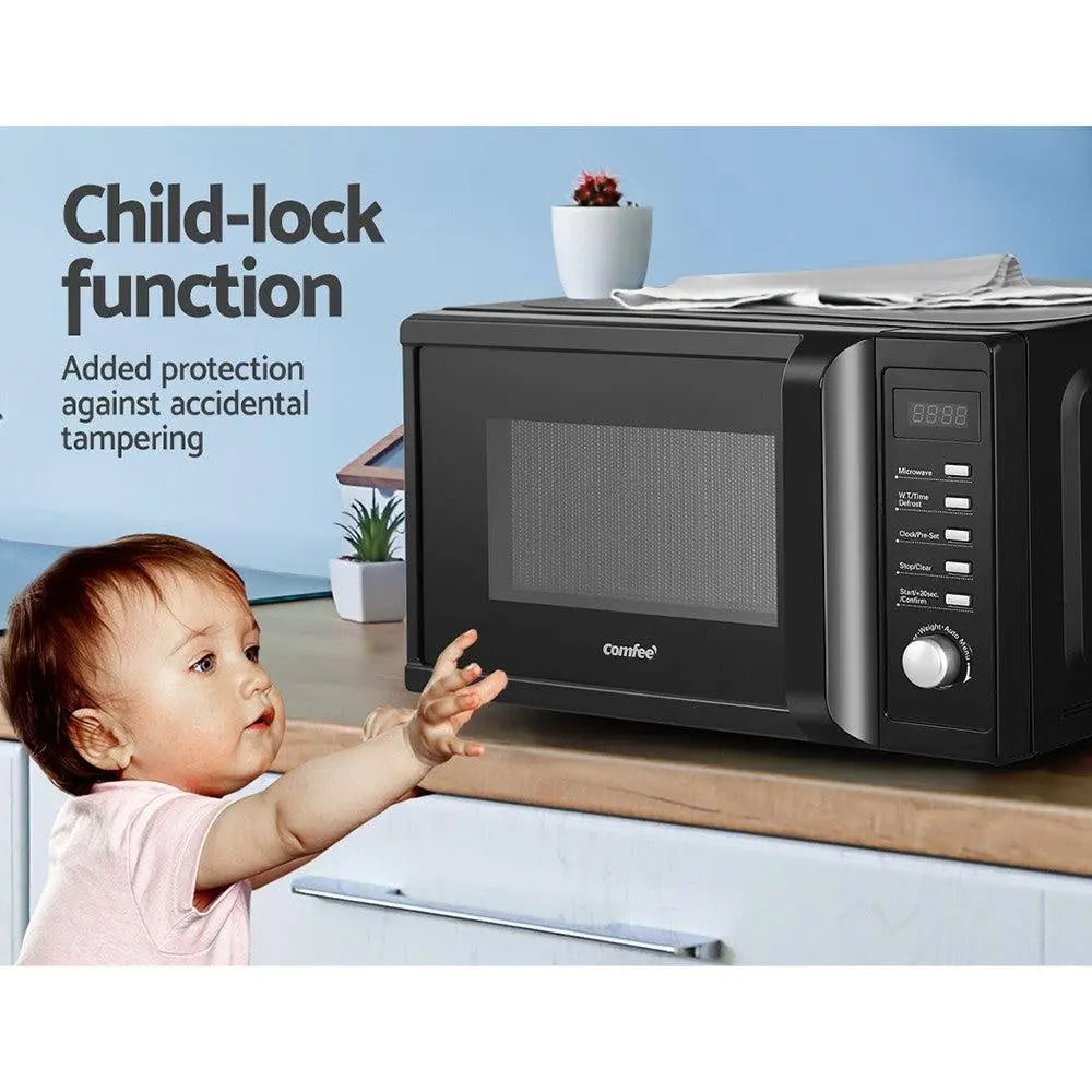 Comfee 20L Microwave Oven 700W Countertop Kitchen Cooker Black Deals499