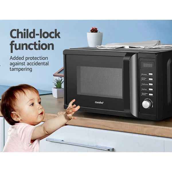 Comfee 20L Microwave Oven 700W Countertop Kitchen Cooker Black Deals499