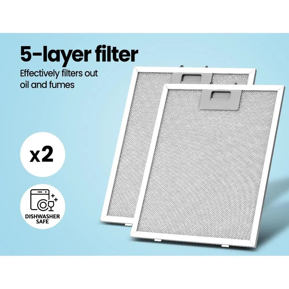 Comfee Rangehood 600mm 60cm Range Hood Stainless Steel Kitchen Canopy LED Light Deals499