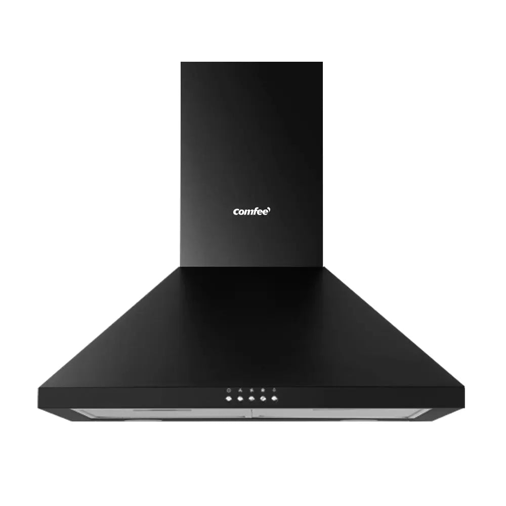 Comfee Rangehood 600mm Range Hood Home Kitchen Wall Mount Canopy 60cm Black Deals499