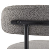 Contemporary Grey Boucle Elsa Low Bar Stools from Deals499 at Deals499
