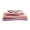 Cosy Club Cotton Sheet Set Bed Sheets Set Single Cover Pillow Case Pink Purple Deals499