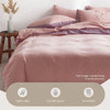 Cosy Club Duvet Cover Quilt Set Doona Cover Pillow Case Candy Floss DOUBLE Deals499