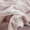 Cosy Club Duvet Cover Quilt Set Flat Cover Pillow Case Essential Purple Single Deals499