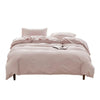 Cosy Club Duvet Cover Quilt Set Flat Cover Pillow Case Essential Purple Single Deals499