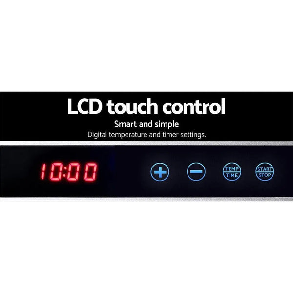 DEVANTi 6 Trays Commercial Food Dehydrator Stainless Steel Fruit Dryer Deals499