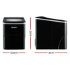 DEVANTi Portable Ice Cube Maker Machine 2L Home Bar Benchtop Easy Quick Black Deals499