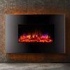 Devanti 2000W Wall Mounted Electric Fireplace Fire Log Wood Heater Realistic Flame Deals499