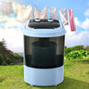 Devanti 3KG Mini Portable Washing Machine Shoes Wash Top Load Spin Camp Caravan Deals499
