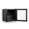 Devanti 46L Glass Door Bar Fridge Mini Countertop Freezer Fridges Bottle Cooler Deals499