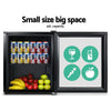 Devanti 46L Glass Door Bar Fridge Mini Countertop Freezer Fridges Bottle Cooler Deals499