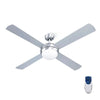 Devanti 52" Ceiling Fan with Light Silver Deals499