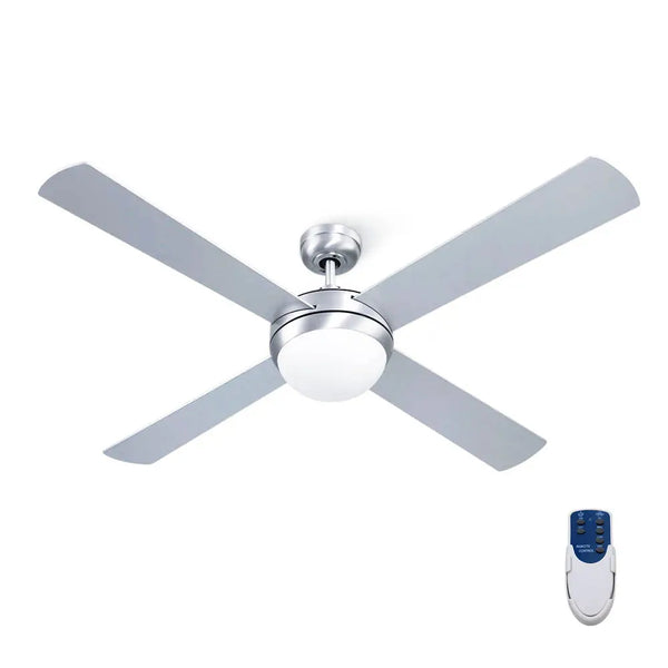 Devanti 52" Ceiling Fan with Light Silver Deals499