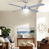Devanti 52" Ceiling Fan with Light Silver Deals499
