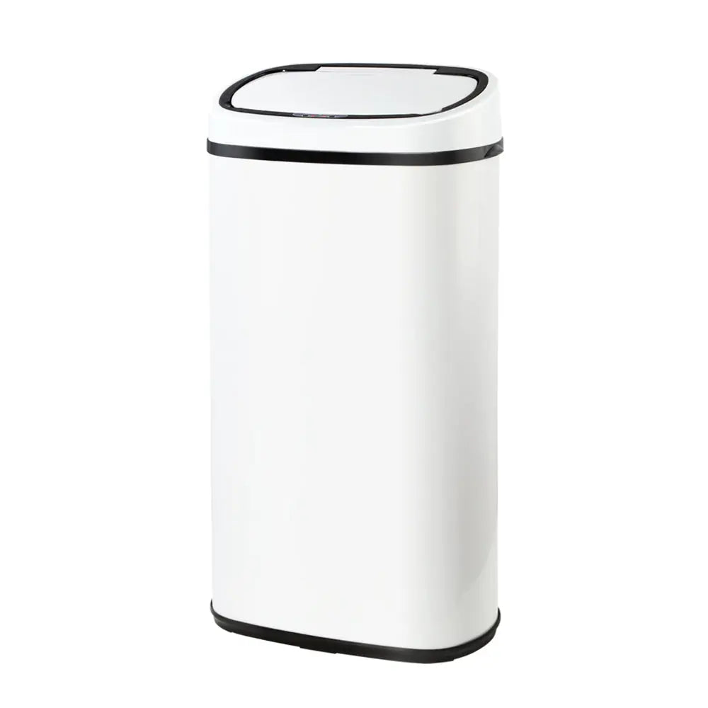 Devanti 58L Sensor Bin White Deals499