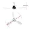 Devanti Ceiling Fan Light Remote Control Ceiling Fans White 48'' 3 Blades Deals499