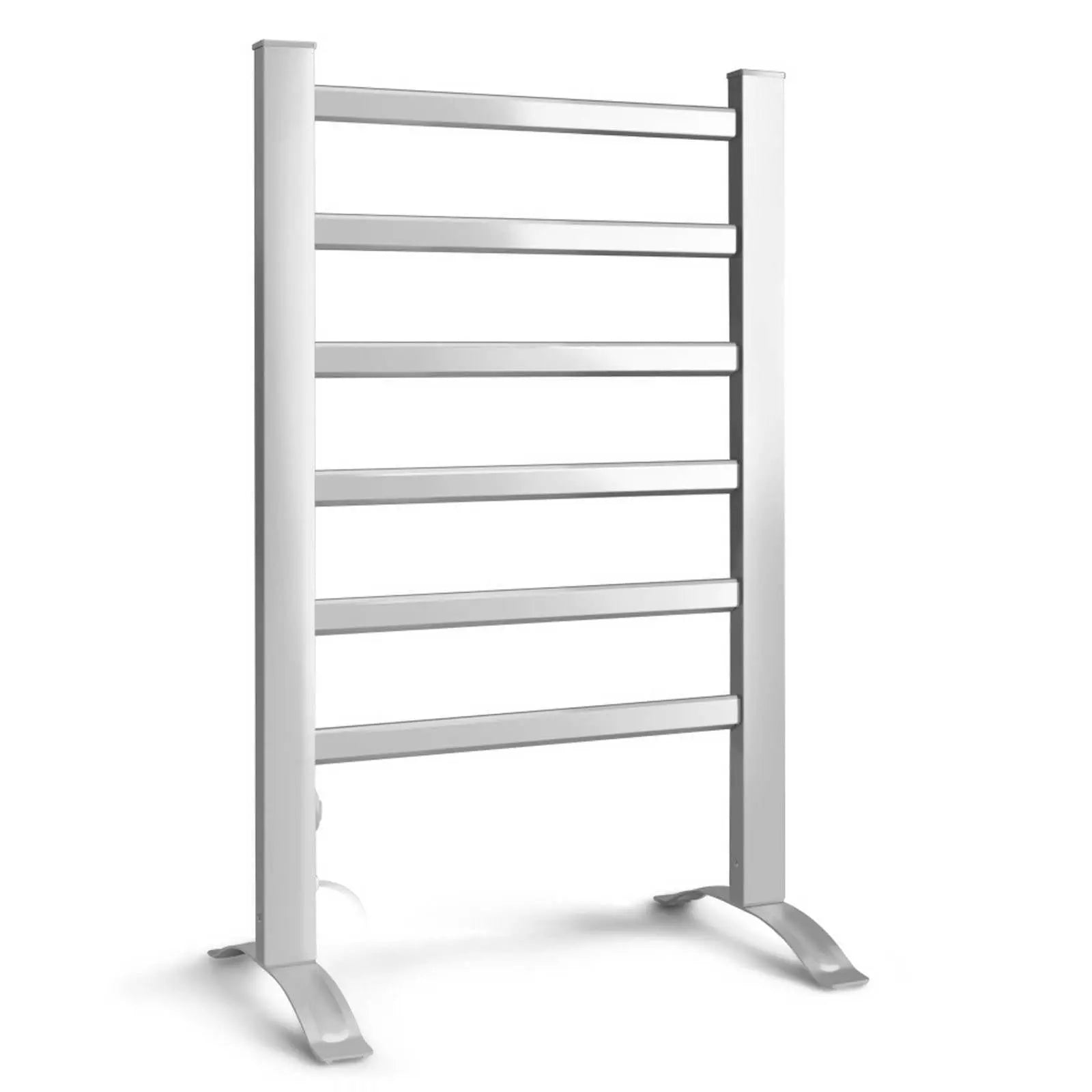 Devanti Electric Heated Towel Rail Rack Rails Freestanding 6 Bars Deals499
