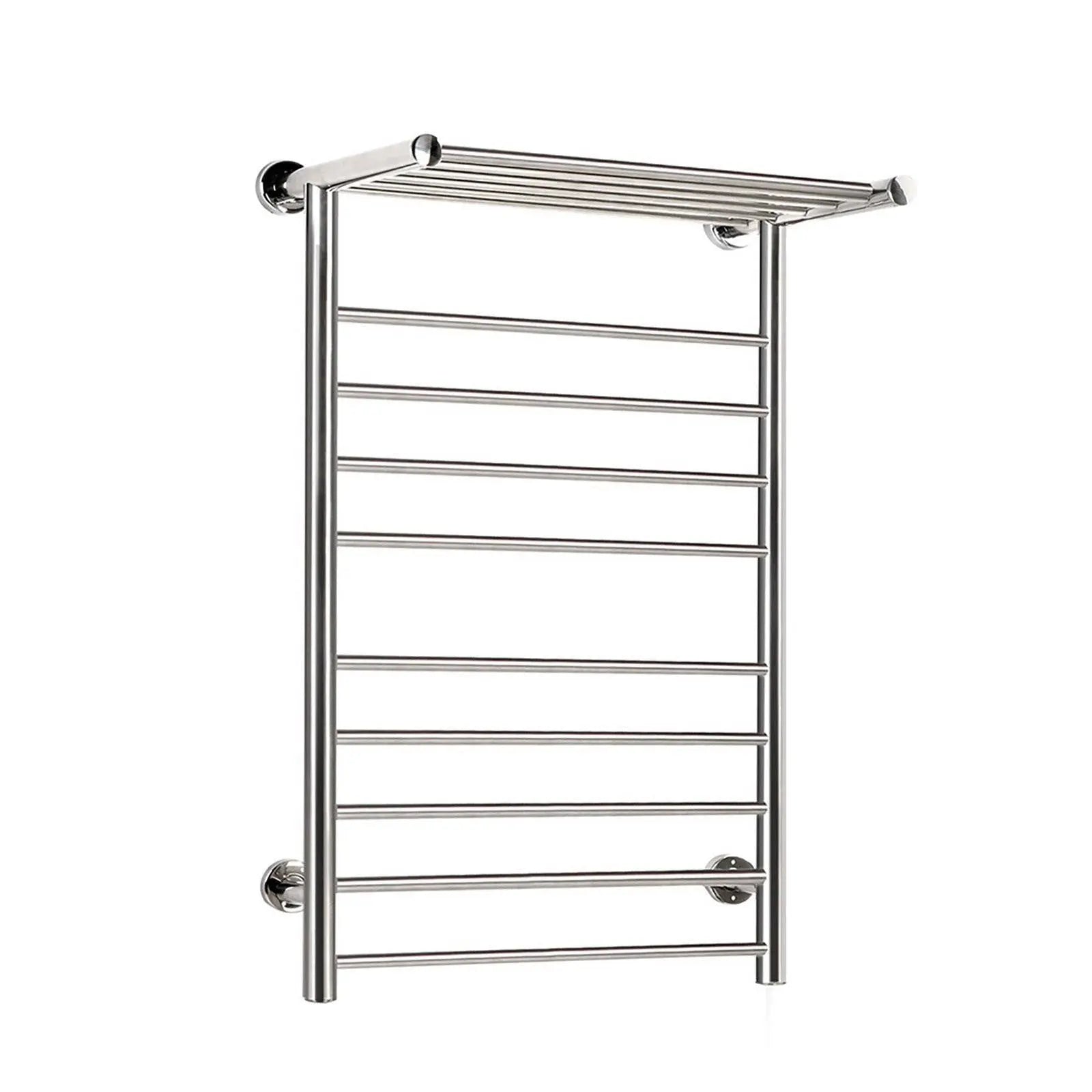 Devanti Electric Heated Towel Rail Warmer Heater Rails Rack Wall Mounted 14 Bar Deals499