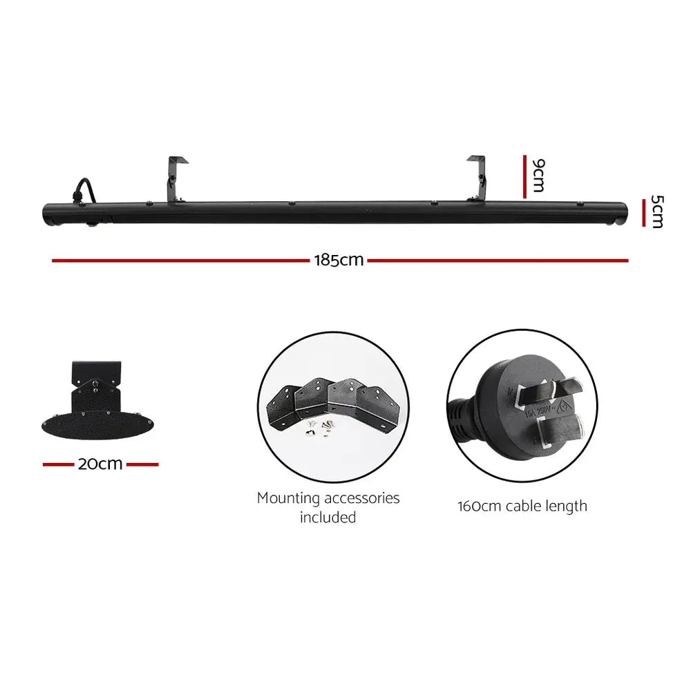 Devanti Electric Infrared Radiant Strip Heater 3200W Panel Heat Bar Remote Control Deals499